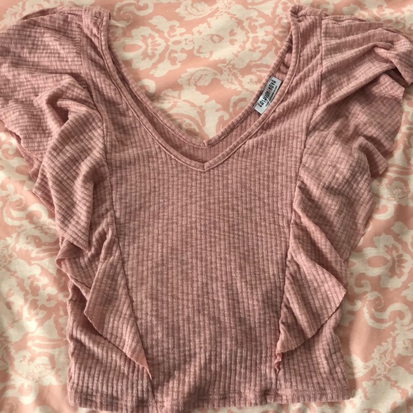 Light Pink Fashion Nova Flow Shirt NWT - Picture 1 of 2